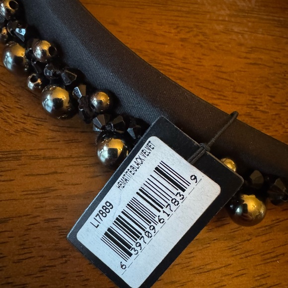 Nordstrom L.Erickson Hematite/Black Headband - Picture 5 of 6